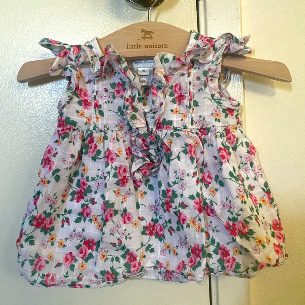 Floral Ralph Lauren Dress -Baby 0-3m